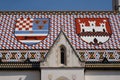 Coat of arms of the Kingdom of Croatia, Slavonia and Dalmatia and the City of Zagreb