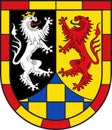 Coat of arms of Kirn-Land in Bad Kreuznach in Rhineland-Palatinate, Germany