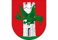 Coat of Arms of Klagenfurt Royalty Free Stock Photo