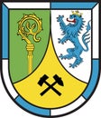 Coat of arms Kusel-Altenglan in Kusel in Rhineland-Palatinate, Germany Royalty Free Stock Photo