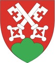 Coat of arms of La Neuville County. Switzerland Royalty Free Stock Photo