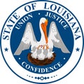 Coat of arms of Louisiana, USA