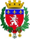 Coat of arms of Lyon in Auvergne-Rhone-Alpes region in France