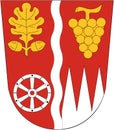 Coat of arms of the Main Spessart district. Germany