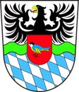 Coat of arms of Meisenheim in Bad Kreuznach in Rhineland-Palatinate, Germany