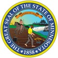Coat of arms of Minnesota, USA
