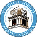 Coat of arms of Mitchell County. America. USA