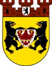 Coat of arms of Mitte in Berlin, Germany Royalty Free Stock Photo