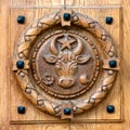 Coat of Arms of Moldova Wood Carving