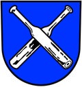 Coat of arms of the municipality AlthÃÂ¼tte. Germany.