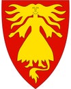 Coat of arms of the municipality of Lardal. Norway