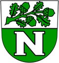 Coat of arms of the municipality of Neidlingen. Germany. Royalty Free Stock Photo