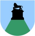 Coat of arms of the municipality of Waterloo. Belgium