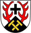 Coat of arms of the municipality of Wimbach. Germany