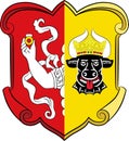 Coat of arms of Neustrelitz in Mecklenburg-Vorpommern, Germany