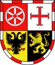 Coat of arms Nieder-Olm in Mainz-Bingen of Rhineland-Palatinate, Germany