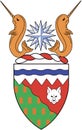 Coat of arms of the North-Western territories. Canada