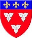 Coat of arms of Orleans in Centre-Val de Loire, France