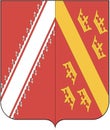 Coat of arms of the province of Alsace from 1948 to 1990. France