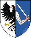 Coat of arms of the province of Connacht. Ireland.