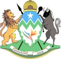 Coat of arms of the province of KwaZulu-Natal. SOUTH AFRICA. Royalty Free Stock Photo