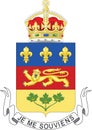 Coat of arms of QUEBEC, CANADA