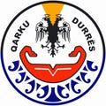 Coat of arms of the region of Durres. Albania