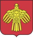 Coat of arms of the Republic of Komi. Russia