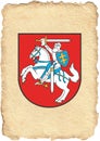 The coat of arms of the Republic of Lithuania is a country in Europe.