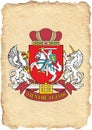 The coat of arms of the Republic of Lithuania is a country in Europe.