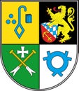 Coat of arms Rheinauen in Rhein-Pfalz-Kreis of Rhineland-Palatinate, Germany
