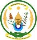 Coat of arms of Rwanda. Africa