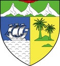 Coat of arms of SAINT-DENIS (LA RÃUNION), FRANCE