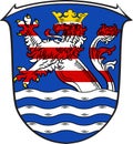 Coat of arms of Schwalm-Eder in Hesse, Germany Royalty Free Stock Photo