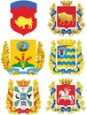 Coat of Arms Set of Belarus Regions