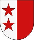 Coat of arms of Sion in Canton of the Valais in Switzerland