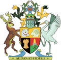 Coat of arms of the state of Queensland. Australia