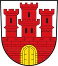 Coat of arms of Steinheim in North Rhine-Westphalia, Germany Royalty Free Stock Photo