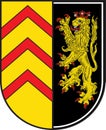 Coat of arms of Suedwestpfalz of Rhineland-Palatinate, Germany