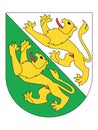 Coat of Arms of Thurgau Royalty Free Stock Photo