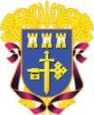 Coat of arms of the TERNOPIL OBLAST, UKRAINE