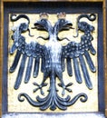 Coat of arms with two-headed eagle