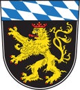 Coat of arms of Upper Bavaria in Bavaria, Germany Royalty Free Stock Photo