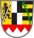 Coat of arms of Upper Franconia in Bavaria, Germany