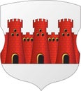 Coat of arms of the urban village of Surazh. Belarus