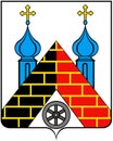 Coat of arms of the urban village of Uvarovka. Moscow region . Russia