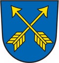 Coat of arms of Uttenweiler. Germany