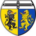 Coat of arms of Viersen in North Rhine-Westphalia, Germany