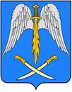Coat of arms of the village of Arkhangelsk. Krasnodar Territory. Russia