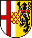 Coat of arms of Vulkaneifel of Rhineland-Palatinate, Germany Royalty Free Stock Photo